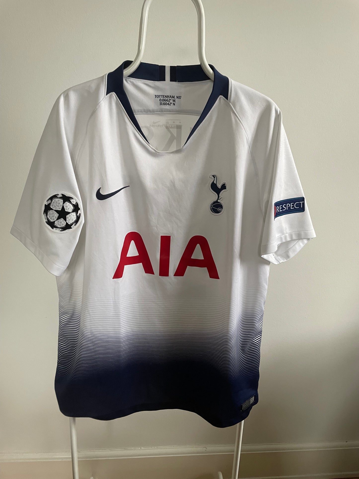 Tottenham 2018/19 Cristian Eriksen 8/10 - XL
