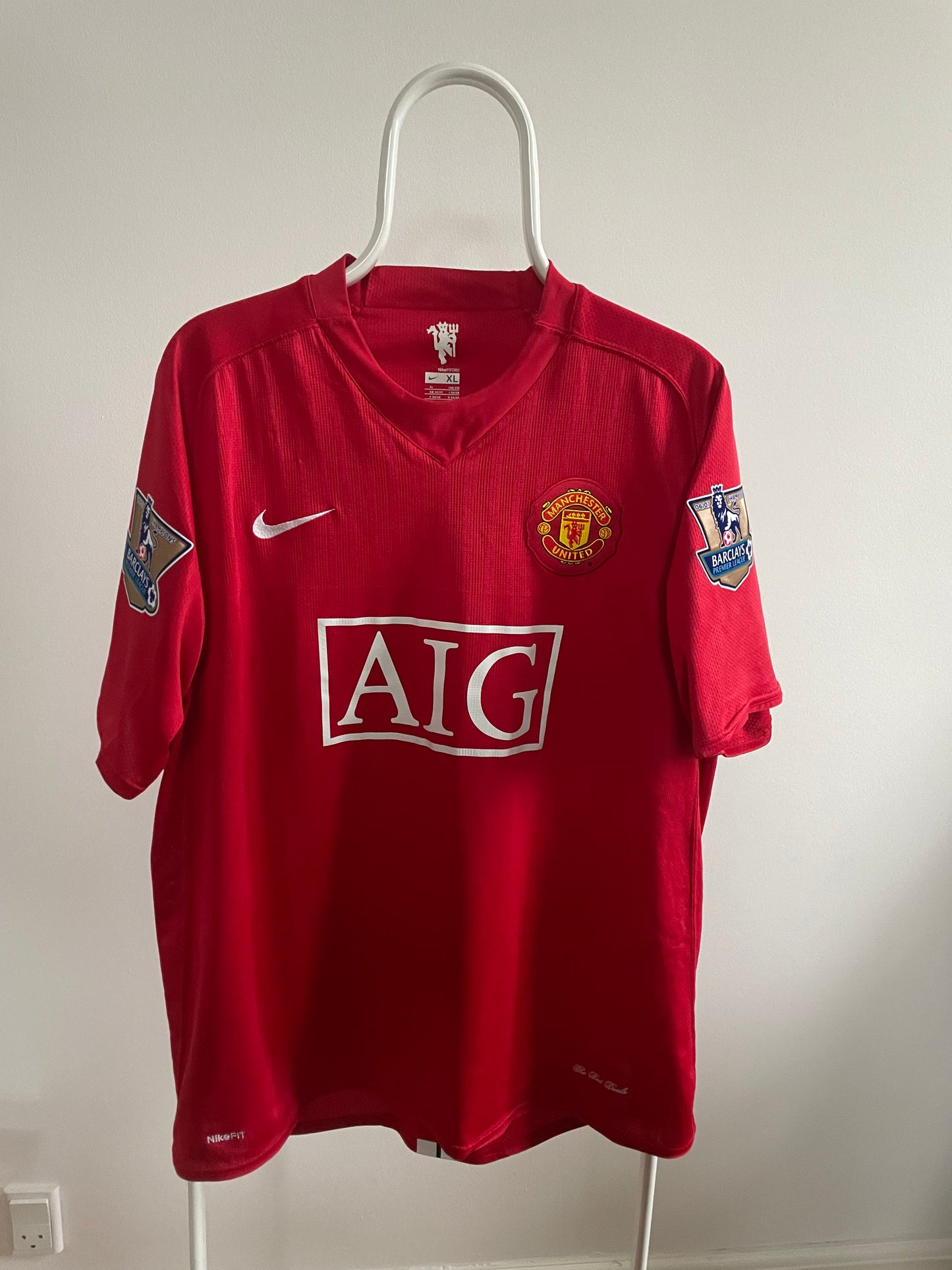Manchester United 2007/08 Cristiano Ronaldo 9/10 - XL