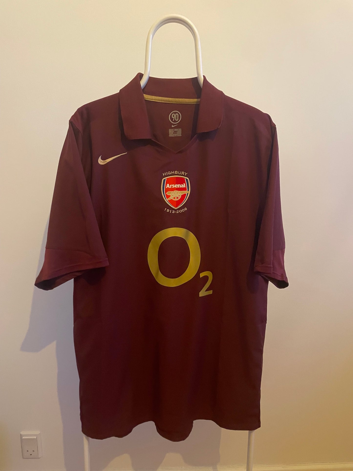 Arsenal 2005/06 Dennis Bergkamp 9/10 - XL