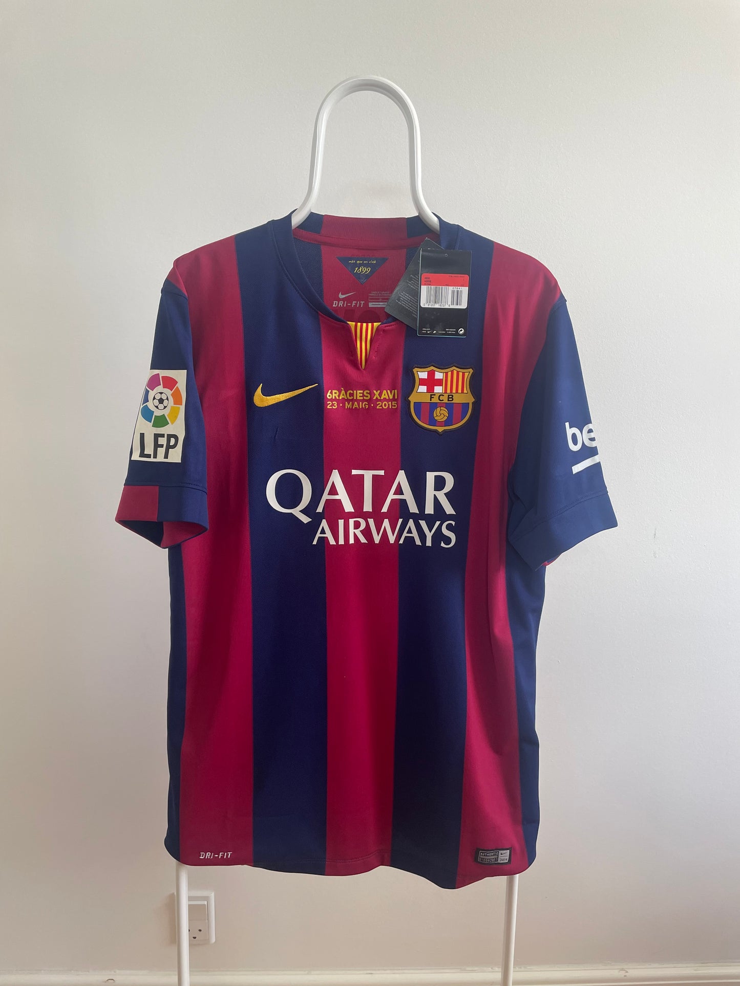 Barcelona 2014/15 Xavi 10/10 BNWT - L