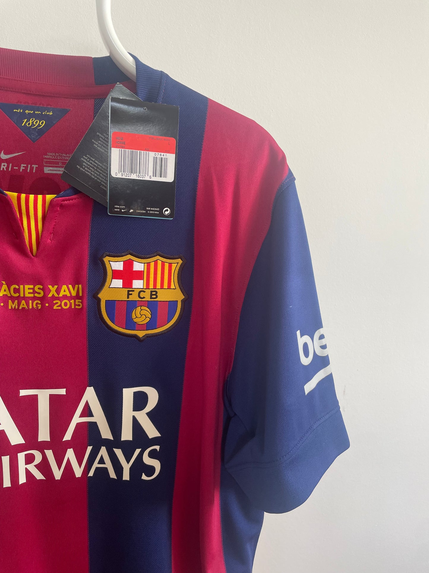 Barcelona 2014/15 Xavi 10/10 BNWT - L