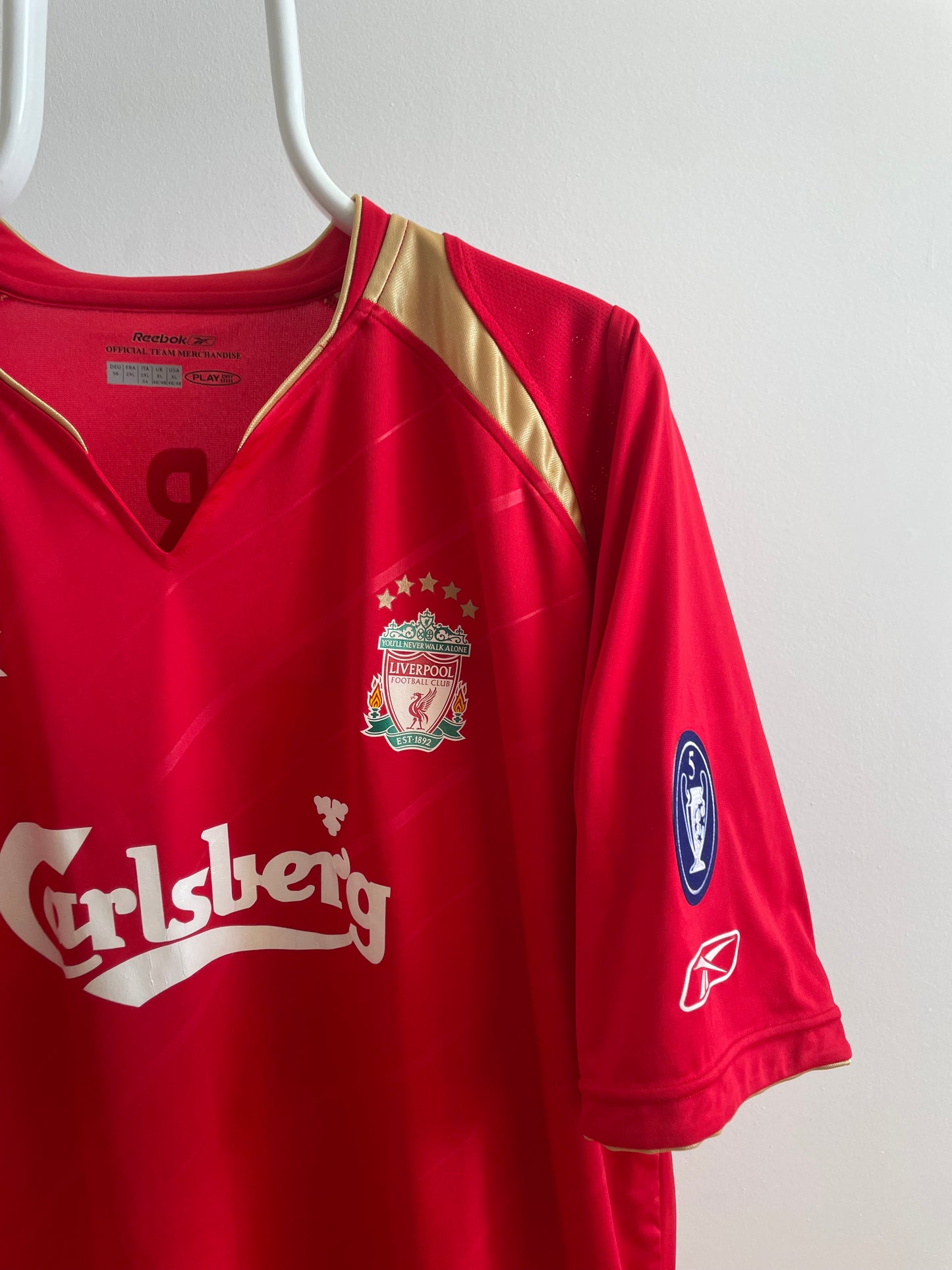 Liverpool European 2005/06 Steven Gerrard 9/10 - XL