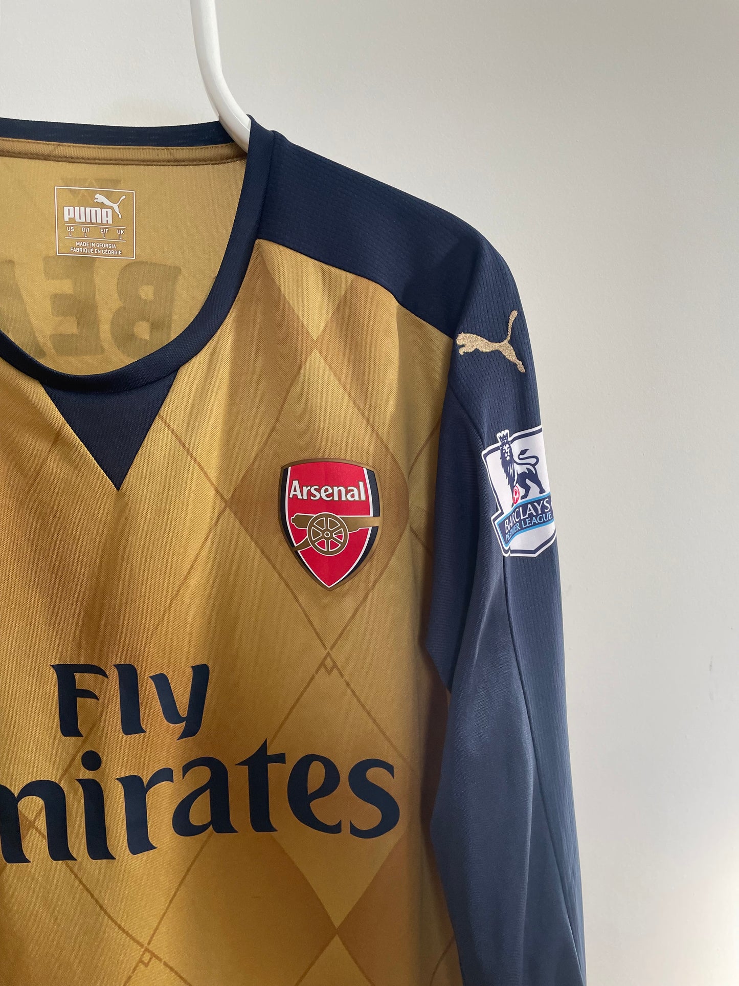 Arsenal 2015/16 Alex Oxlade-Chamberlain 9/10 L/S - L