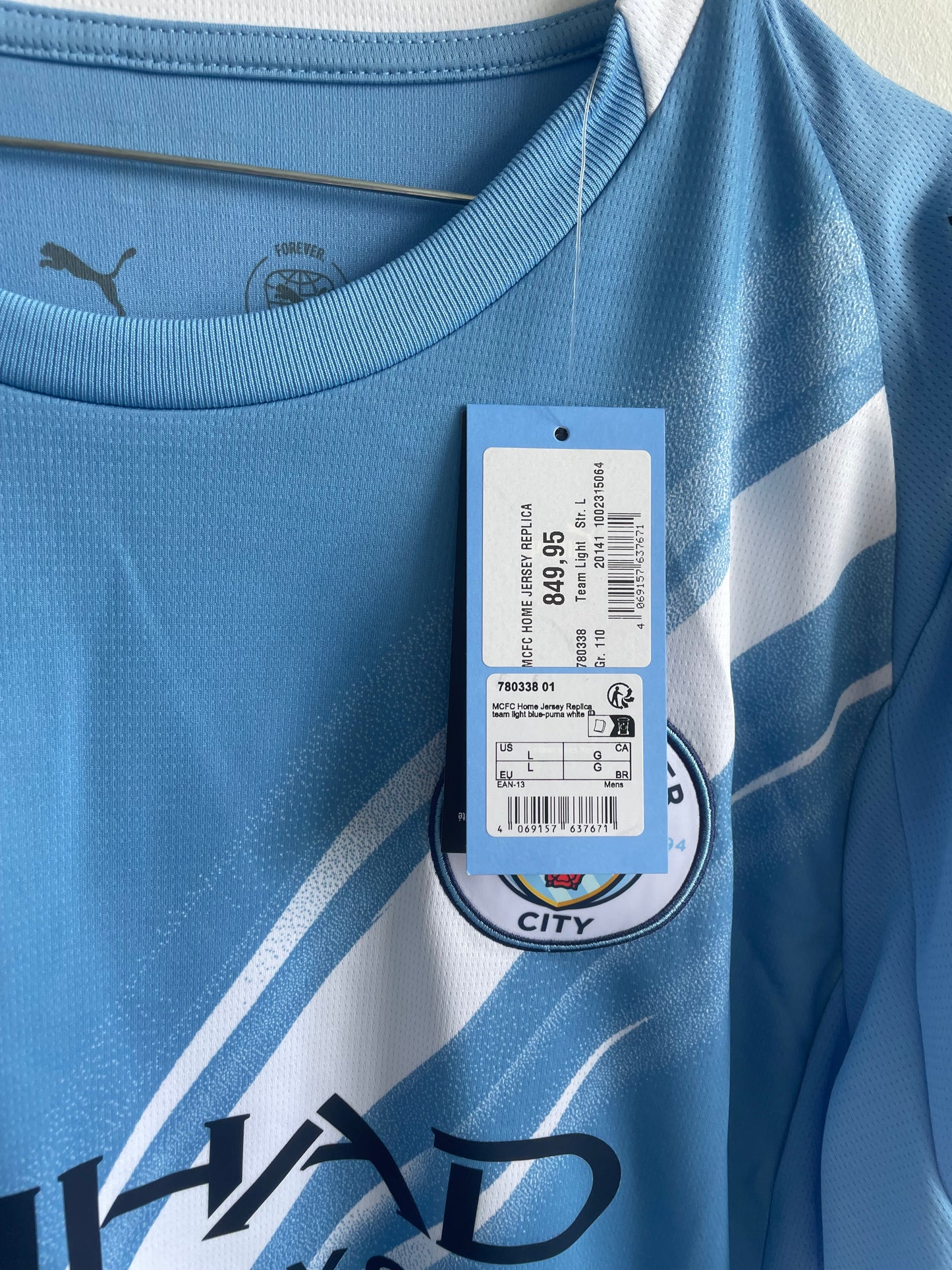Manchester City 2025/26 Omar Marmoush 10/10 BNWT - L