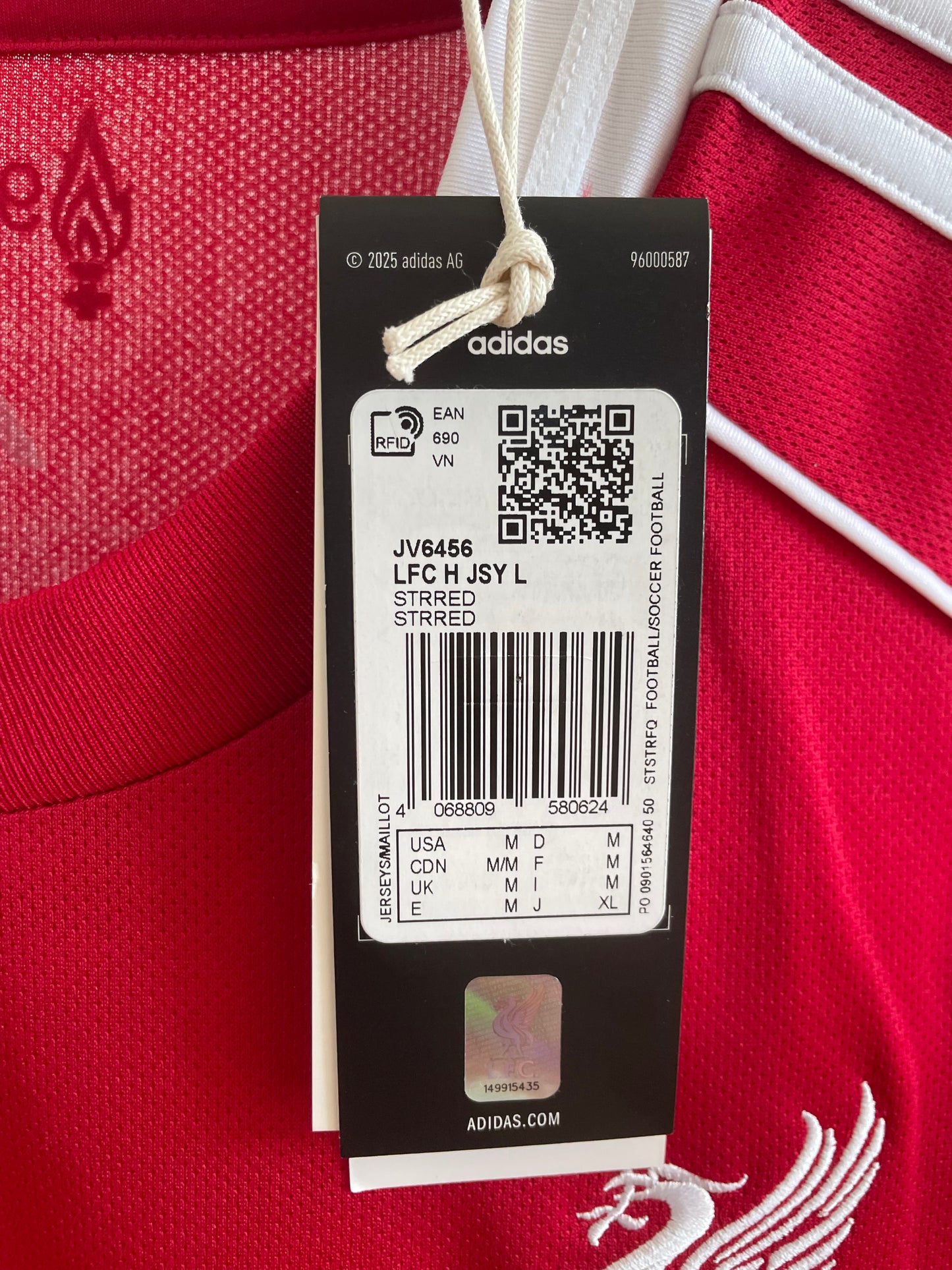 Liverpool 2025/26 Alexis MacAllister 10/10 BNWT L/S - M