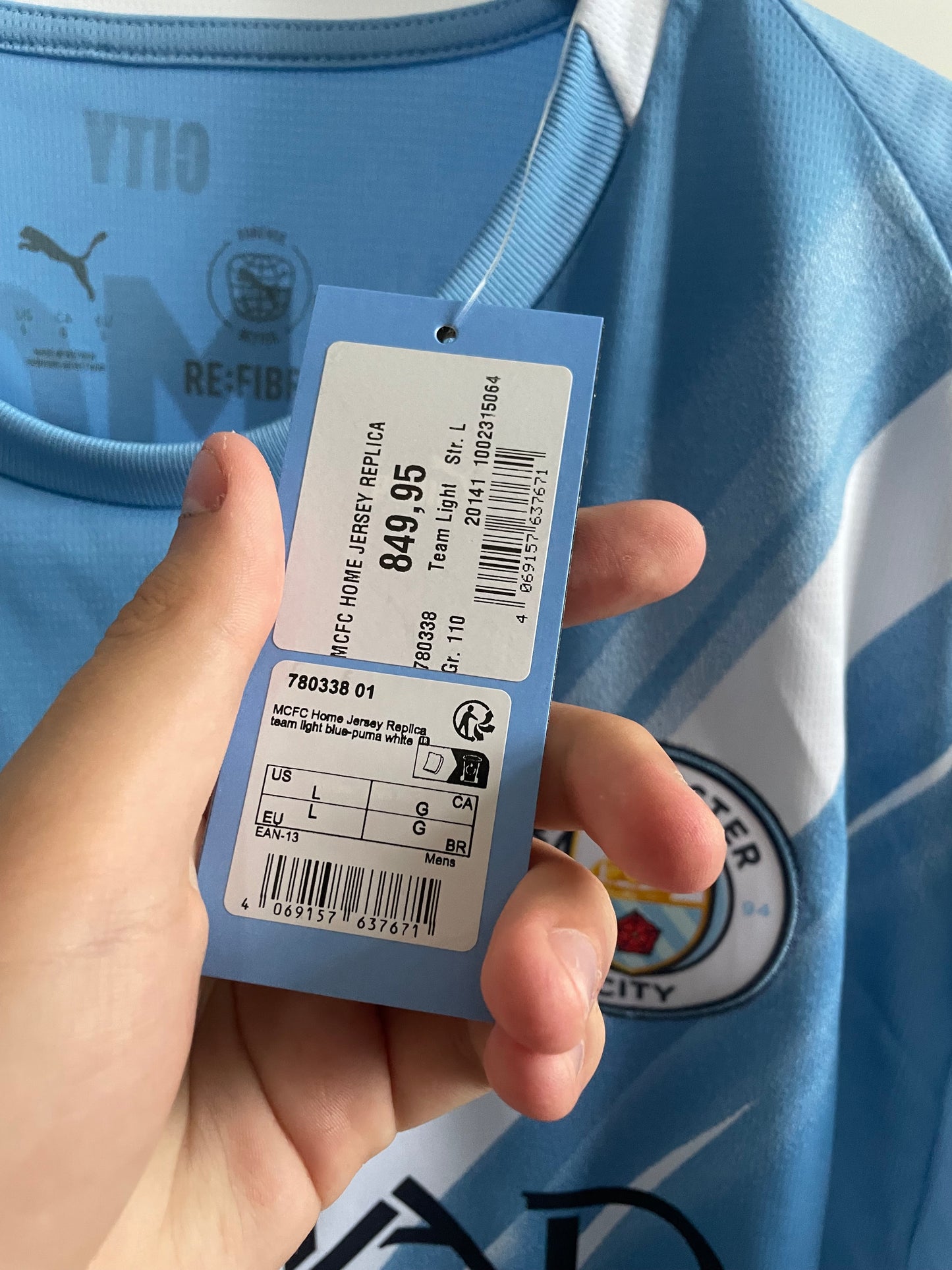 Manchester City 2025/26 Omar Marmoush 10/10 BNWT - L