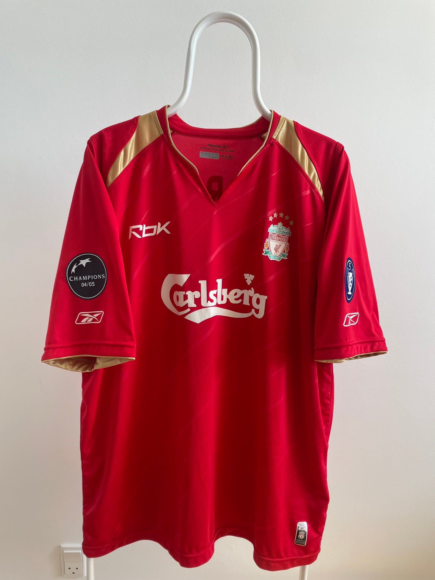 Liverpool European 2005/06 Steven Gerrard 9/10 - XL