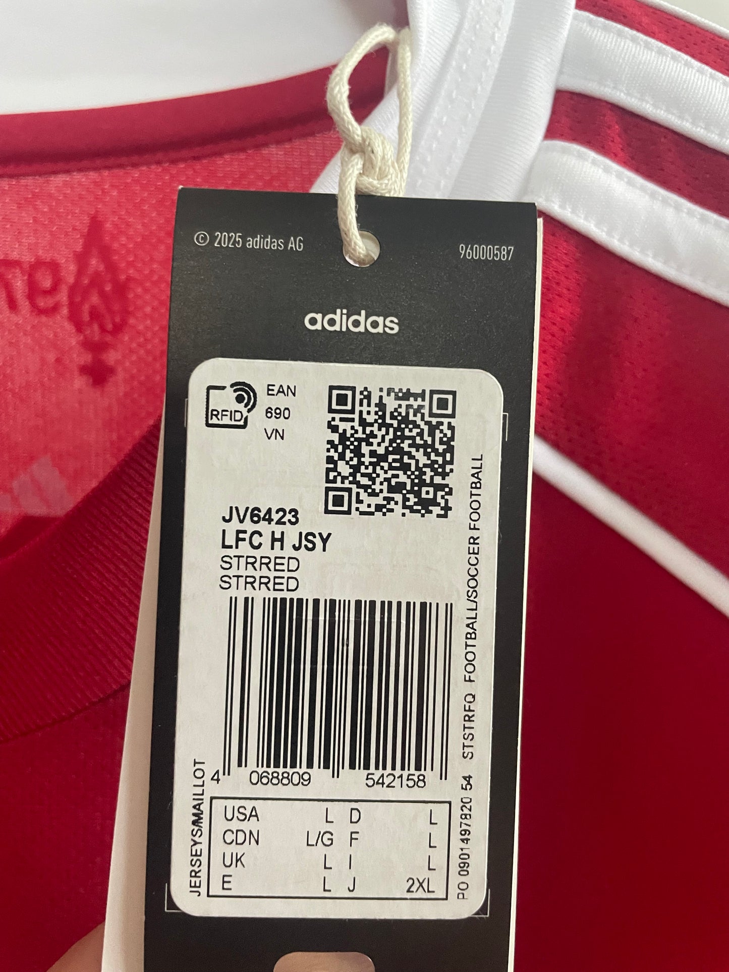 Liverpool 2025/26 Mohammed Salah 10/10 BNWT - L