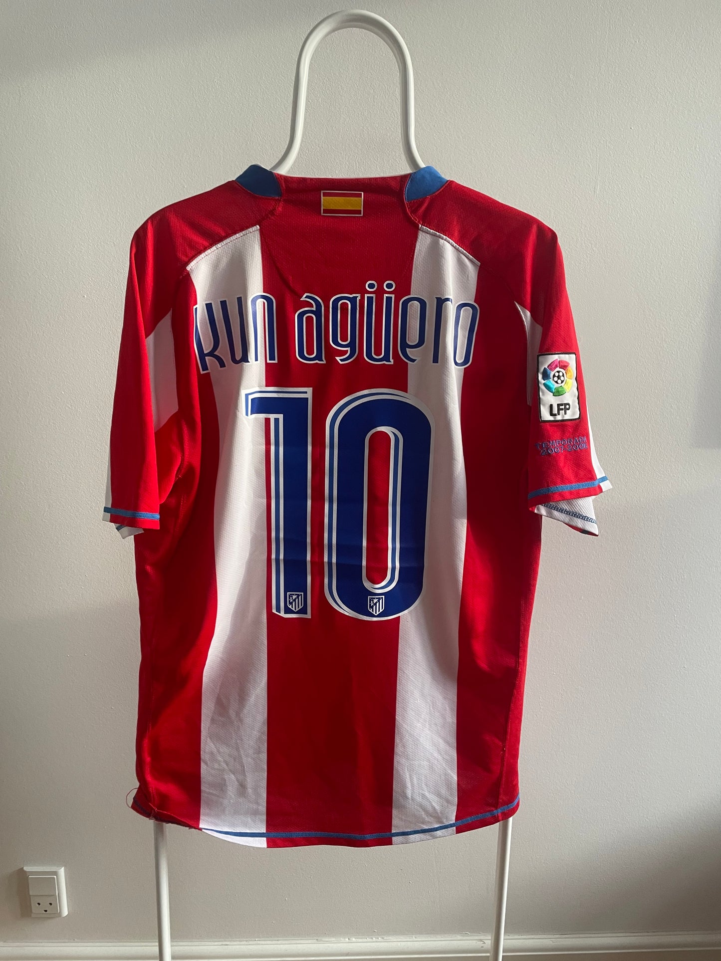 Atletico Madrid 2007/08 Sergio Aguero 8/10 - L