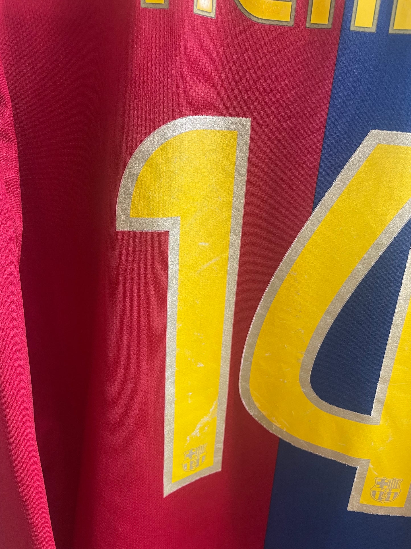 Barcelona 2008/09 Thierry Henry 8/10 L/S - L