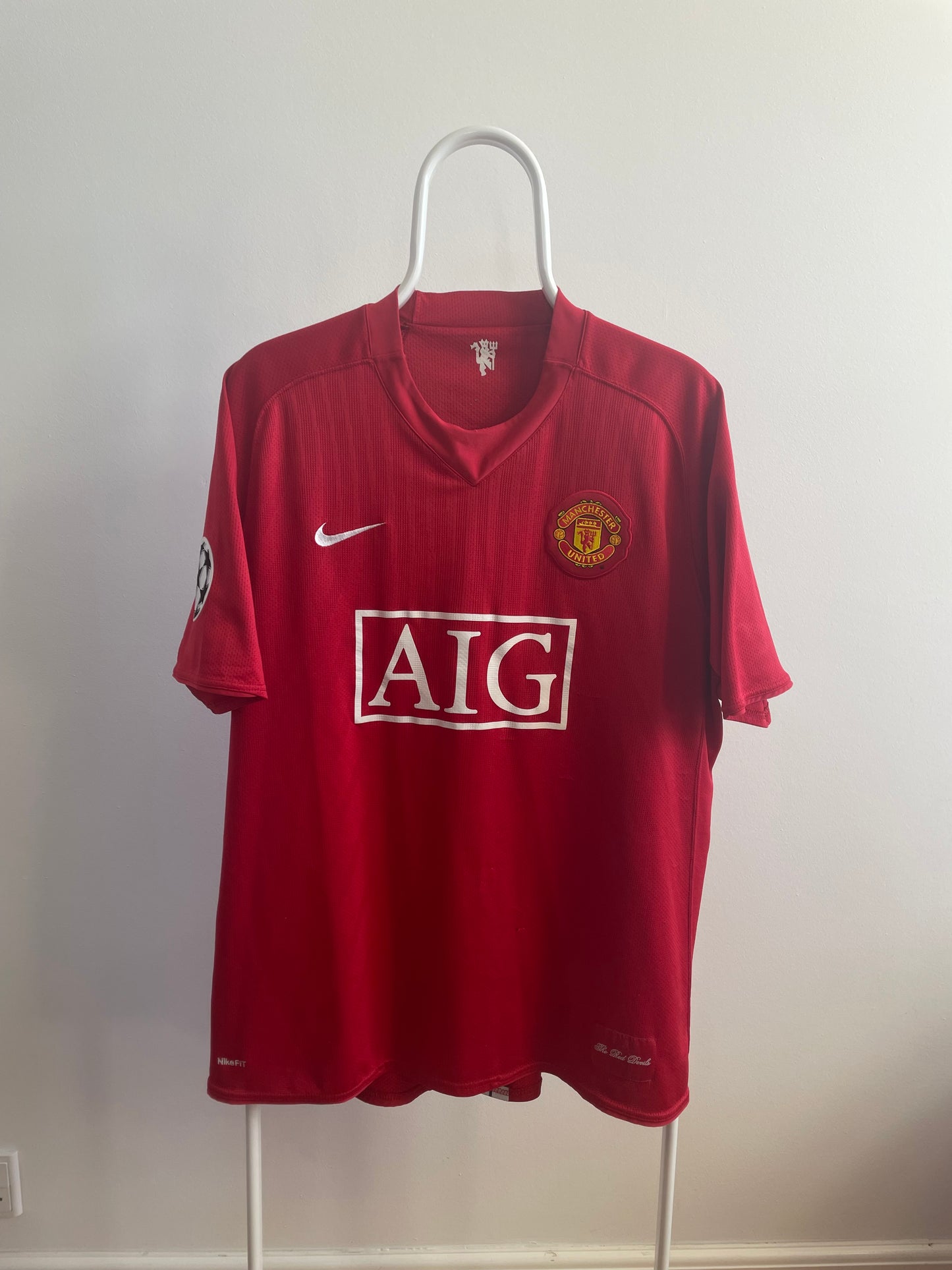 Manchester United 2007/08 Cristiano Ronaldo 8/10 - XL