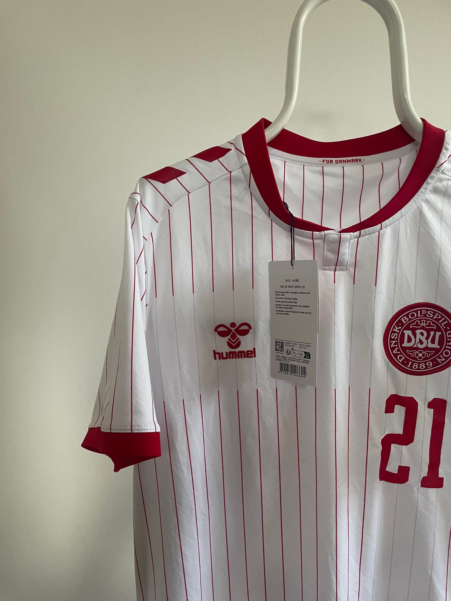 Danmark 2026 Morten Hjulmand 10/10 BNWT - L