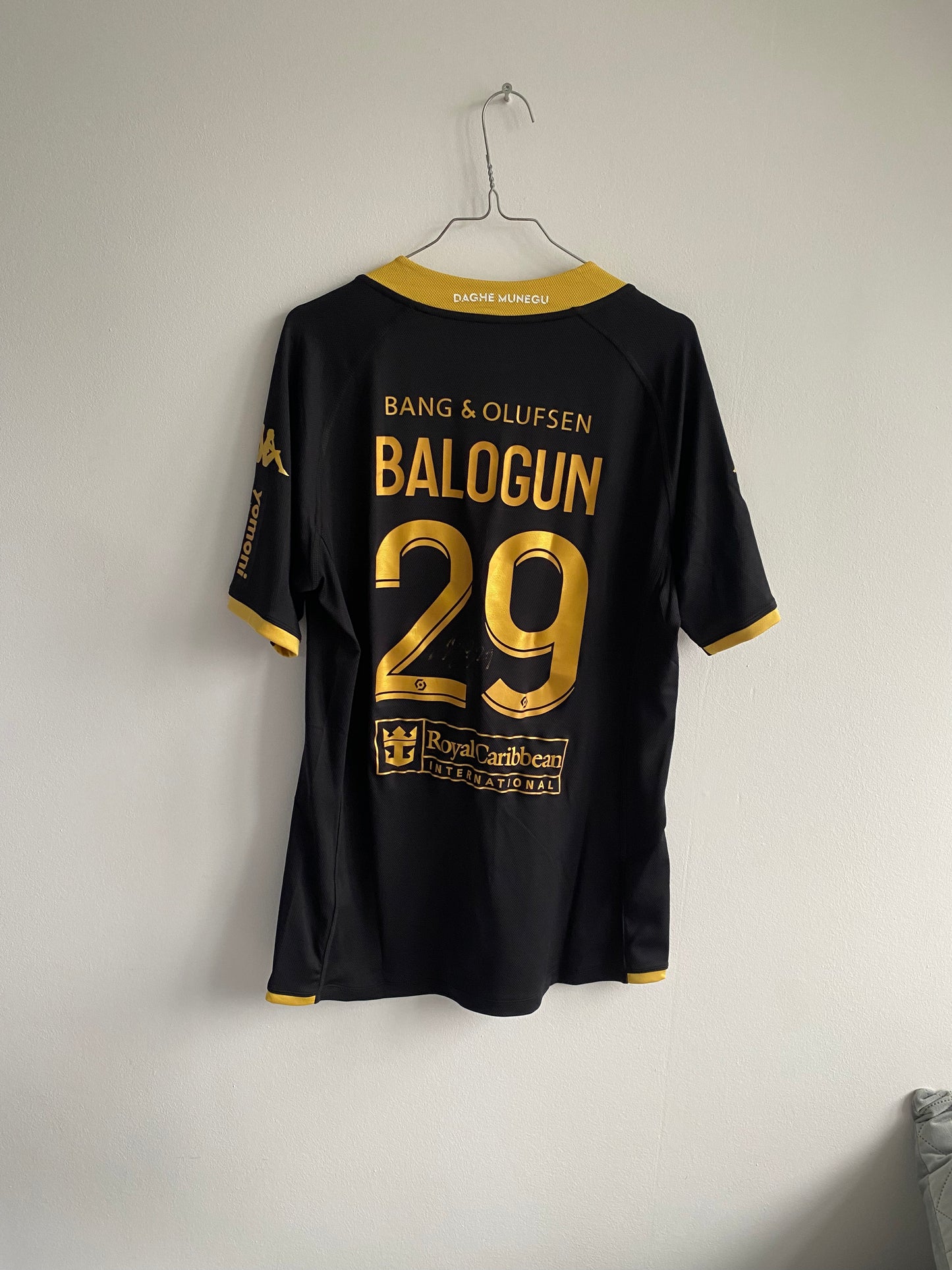 Monaco 2023-24 Folarin Balogun 10/10 - XL - Signeret