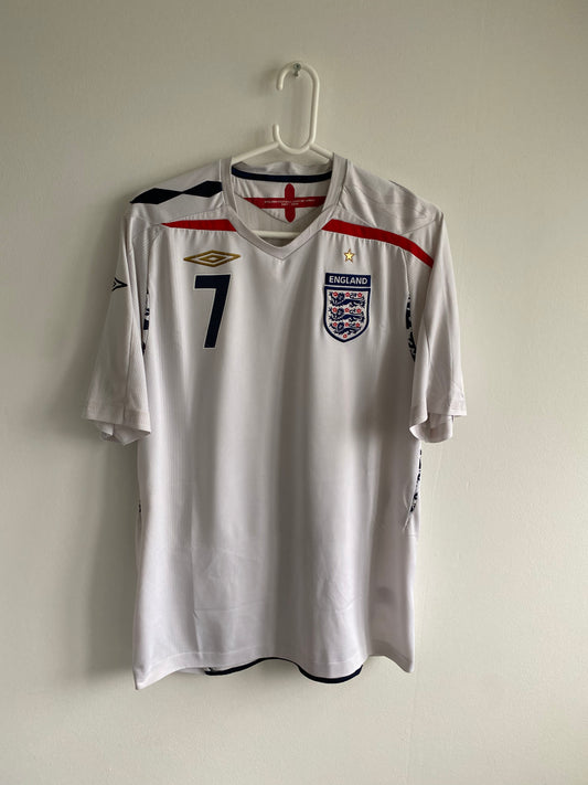 England 2008 David Beckham 8/10 - L